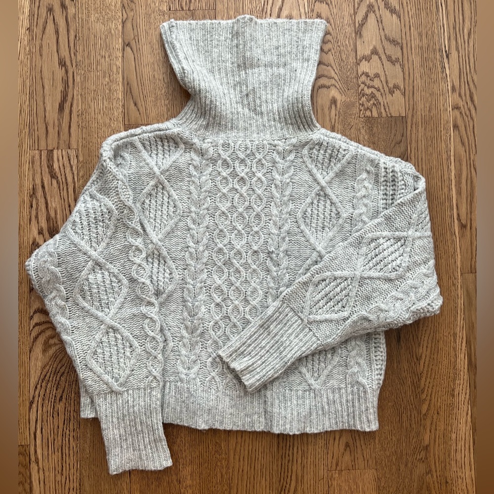 NSF wool cable sweater